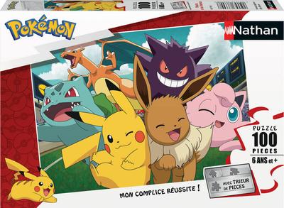 Puzzle 100 pièces Nathan - Pikachu Pokemon_La Grande Récrée_1