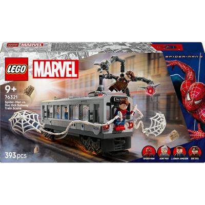 La scène du train de Spider-Man et Docteur Octopus Lego® Marvel Super Heroes™ 76321