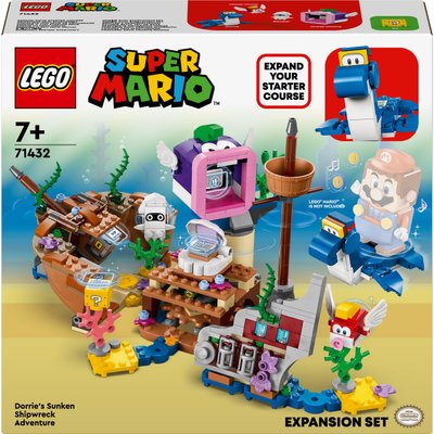 Ensemble d'extension Aventure dans l'épave engloutie avec Dorrie Lego Super Mario 71432