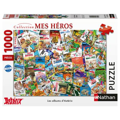 Puzzle 1000 pièces Les albums d'Astérix - Collection Mes héros Nathan