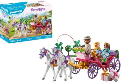 Calèche avec couple princier et cocher Playmobil Princess Magic 71846_La Grande Récrée_1