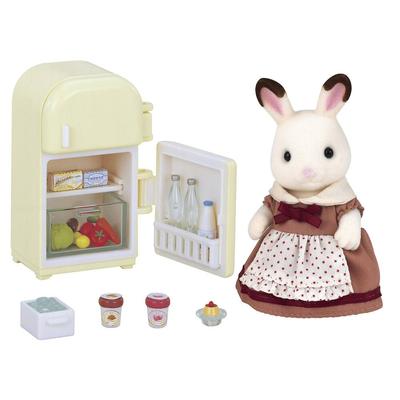 Maman Lapin chocolat et réfrigérateur – Sylvanian Families 2202_La Grande Récrée_1