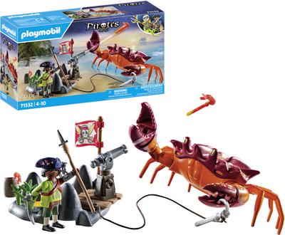 Pirate et crabe géant Playmobil Pirates 71532_La Grande Récrée_1