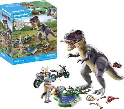 Explorateur avec moto et tyrannosaure - Playmobil Dinos 71524_La Grande Récrée_1