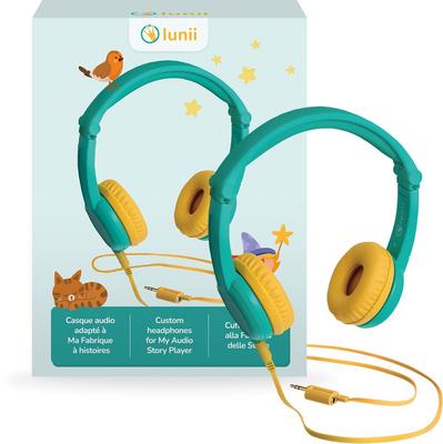 Casque audio pour conteuse LUNII color block vert_La Grande Récrée_1