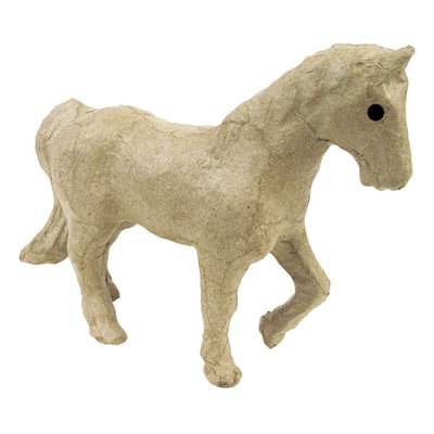 Cheval en papier mâché