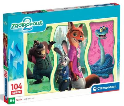 Puzzle 104 pièces Super Zootopie 2_La Grande Récrée_1