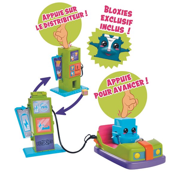 Smoby Bloxies voiture et pompe de recharge