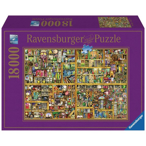 Puzzle 18000 pièces : Bibliothèque magique XXL - Colin Thompson