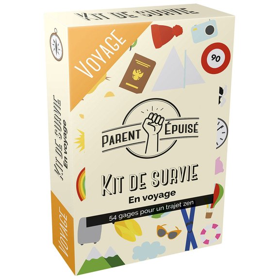 Parent épuisé : kit de survie voyage