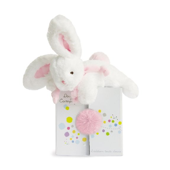 Coucou Doudou Lapin Rose Sorbet