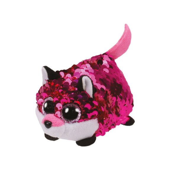 Teeny ty sequins - Peluche Jewel le renard 8 cm