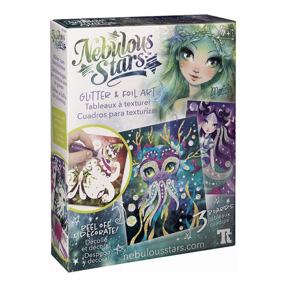 Nebulous star : Glitter et Foil Art