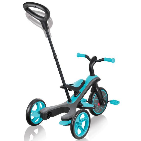 Globber Push Tricycle Tricycle Explorer 4 En 1 évolutif Draisienne Rose