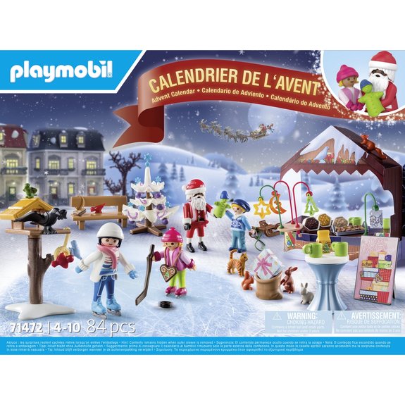 Playmobil Calendrier de l"'Avent Marché Noël 71472