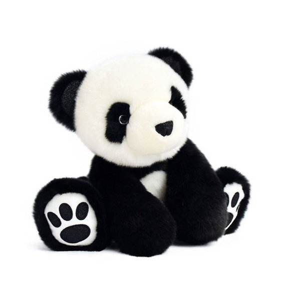 Peluche So chic panda noir 25 cm