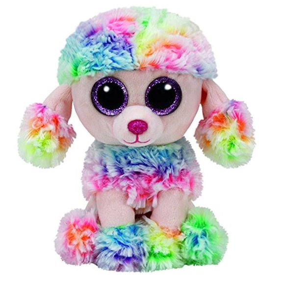 Beanie Boo's - Peluche Rainbow Le Caniche 15 cm