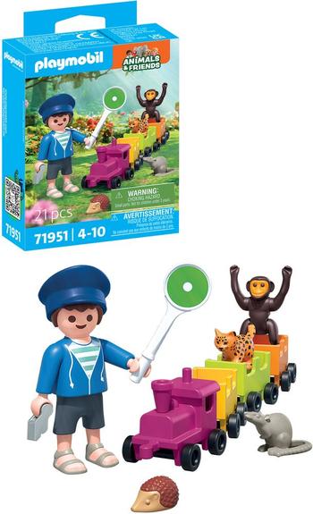 Petite aventure en train PLAYMOBIL Animals & Friends 71951