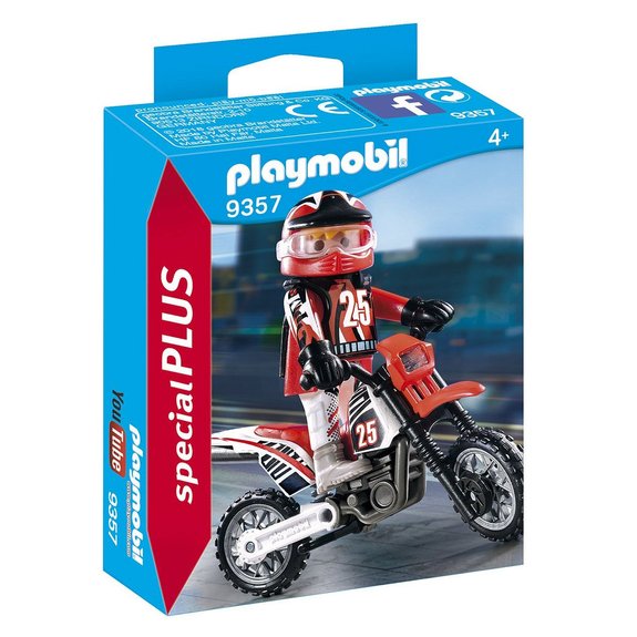 Pilote de motocross Playmobil Special Plus 9357