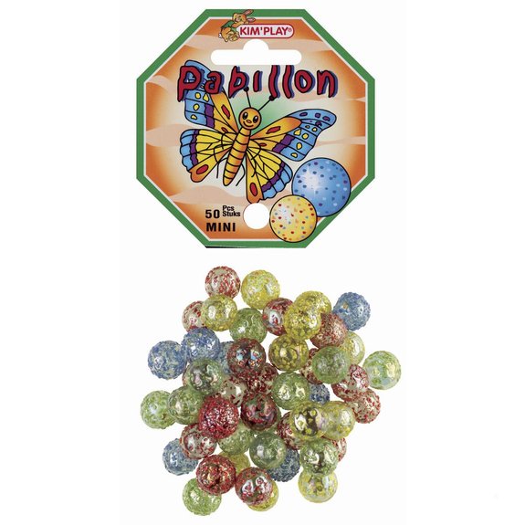 50 mini billes papillon