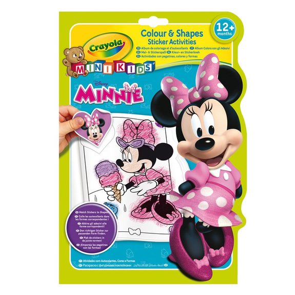 Album de coloriage et d'autocollants Minnie