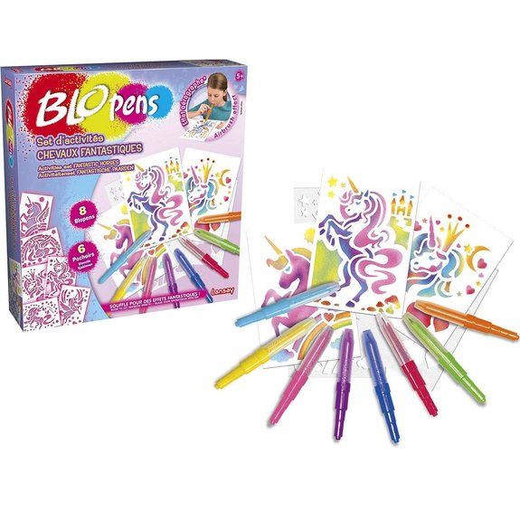 Blopens set d'activités chevaux fantastiques
