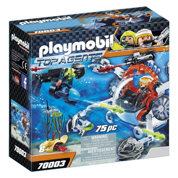 Robot sous-marin SPY TEAM Playmobil Top Agents 70003