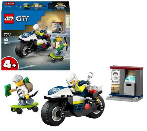 LEGO City 60455 Police Chase Motorcycle Building Set 4