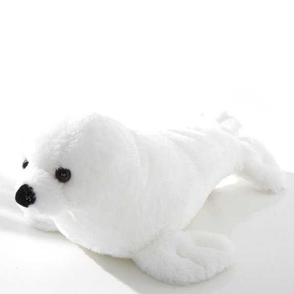 Bébé phoque en peluche 18cm