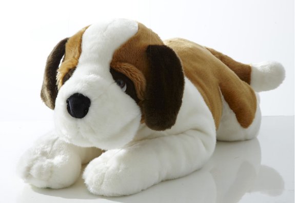Saint Bernard en peluche 100 cm