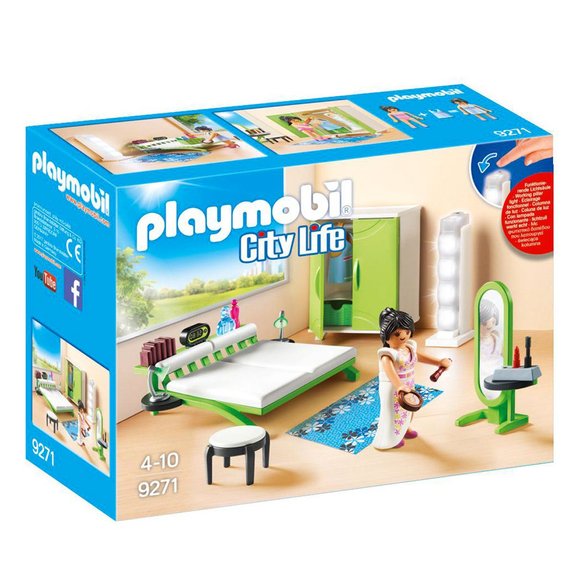 Chambre avec espace maquillage Playmobil City Life