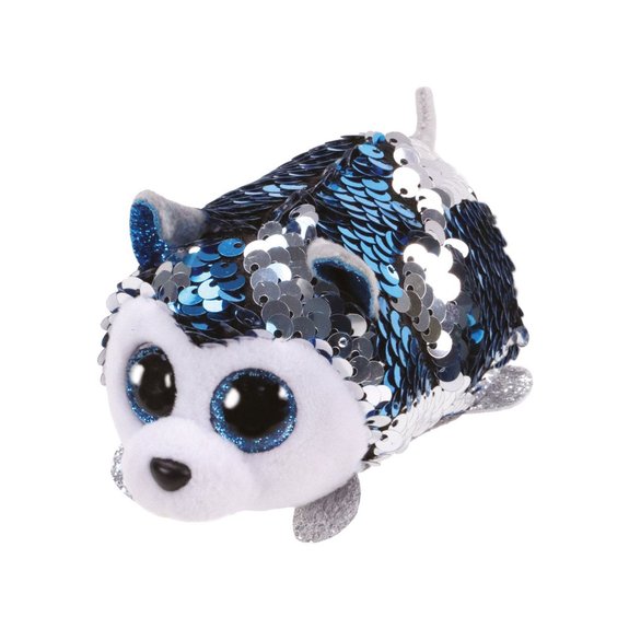 Teeny Ty sequins - Peluche Slush le chien 8 cm