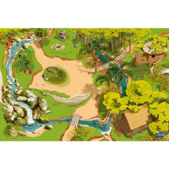 Tapis de jeu la jungle