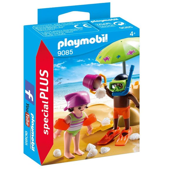Enfants et châteaux de sable Playmobil Special PLUS 9085