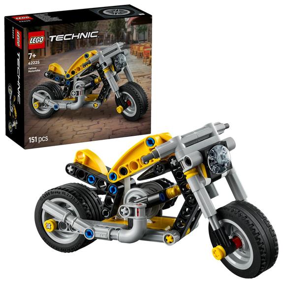 LEGO Technic 42225 Motorcycle Yellow 5