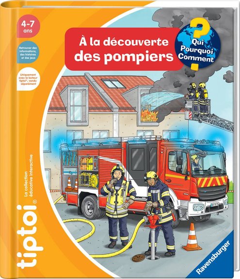 Livre Tip Toi - A la découverte des pompiers
