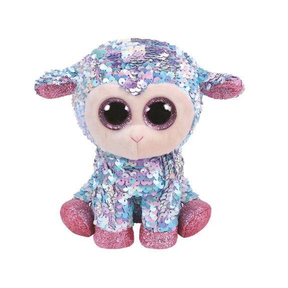 Flippables Small - Peluche sequins Tulip le mouton 15 cm