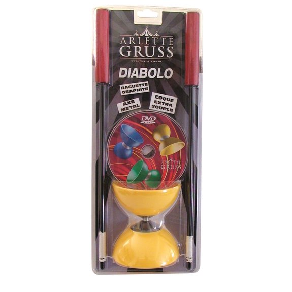 Diabolo Graphite jaune et DVD