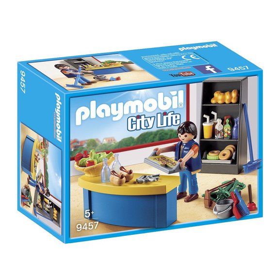 Surveillant avec boutique Playmobil City Life 9457