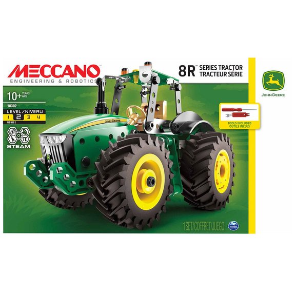 Tracteur 8R John Deere Meccano