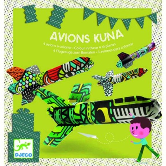 Coloriage Avion Kuna
