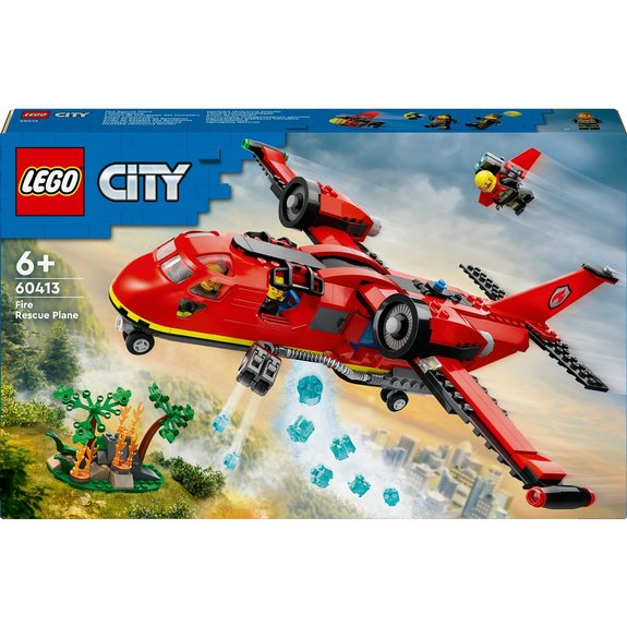 LEGO L"'avion de sauvetage des pompiers Lego City 60413