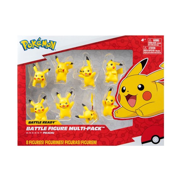 Bandai Coffret de 8 figurines Pikachu - Pokémon