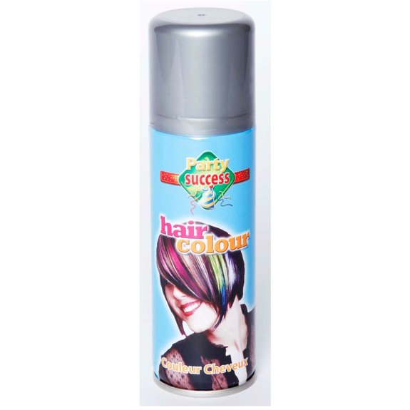Bombe pailletée pour cheveux - 125 ml - Différents coloris - Argent, or ou  rouge