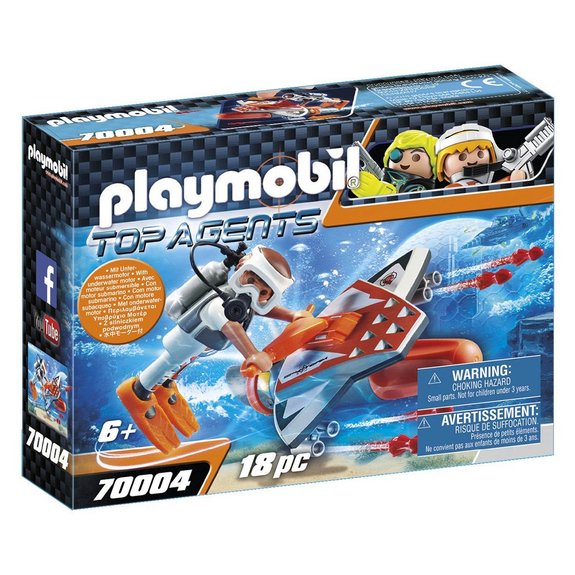 Propulseur sous-marin SPY TEAM Playmobil Top Agents 70004