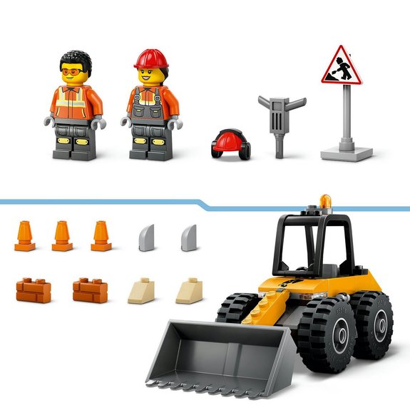 La chargeuse de chantier jaune LEGO City 60450