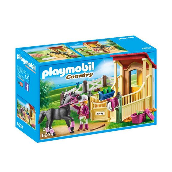 Box avec cavalière et pur-sang Arabe Playmobil Country 6934