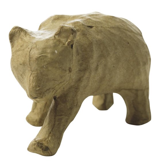 Panda en papier mâché