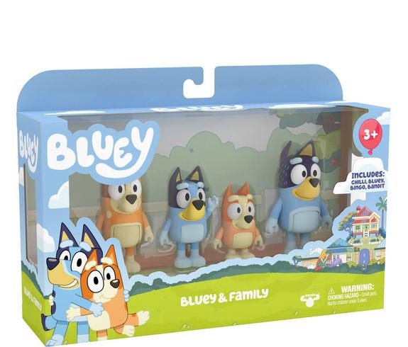 Moose Coffret 4 Figurines Bluey Family 2