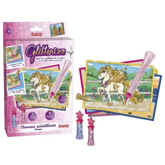 Glitterizz : Chevaux scintillants